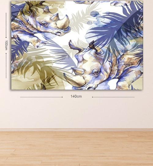 Dev Boyut Dekoratif Kanvas Tablo 100x140 cm