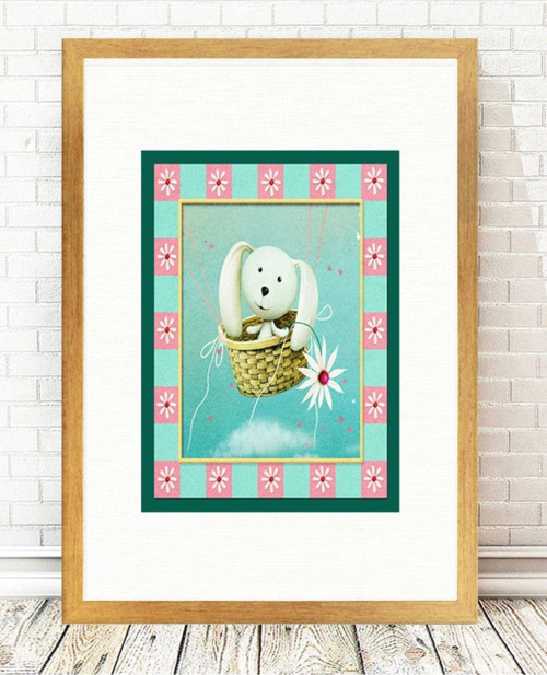 Altın Varak Çerçeveli Tablo 25 cm x 30 cm