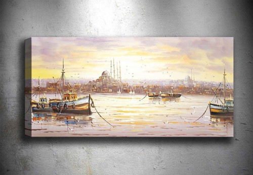 30x90 cm Manzara Kanvas Tablo