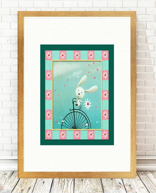 Altın Varak Çerçeveli Tablo 25 cm x 30 cm