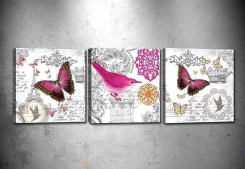 3 Parçalı Kanvas Tablo
