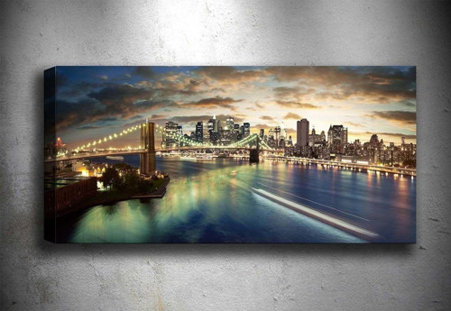 30x90 cm Manzara Kanvas Tablo