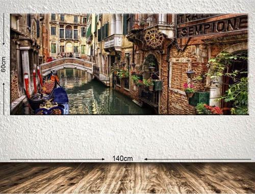 Dev Boyut Manzara Kanvas Tablo 60x140 cm