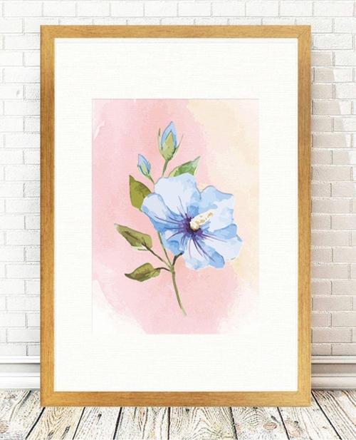 Altın Varak Çerçeveli Tablo 25 cm x 30 cm