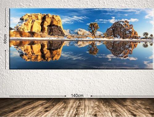 Dev Boyut Manzara Kanvas Tablo 60x140 cm