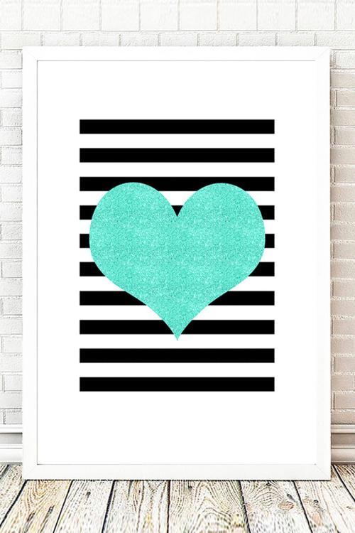 Beyaz Çerçeveli Tablo 25 cm x 30 cm