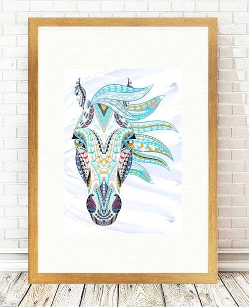 Altın Varak Çerçeveli Tablo 25 cm x 30 cm