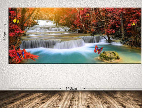 Dev Boyut Manzara Kanvas Tablo 60x140 cm