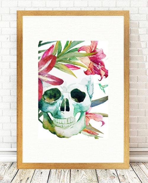 Altın Varak Çerçeveli Tablo 25 cm x 30 cm