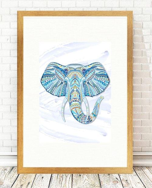Altın Varak Çerçeveli Tablo 25 cm x 30 cm