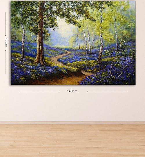 Dev Boyut Dekoratif Kanvas Tablo 100x140 cm
