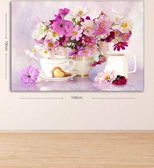 Dev Boyut Dekoratif Kanvas Tablo 100x140 cm