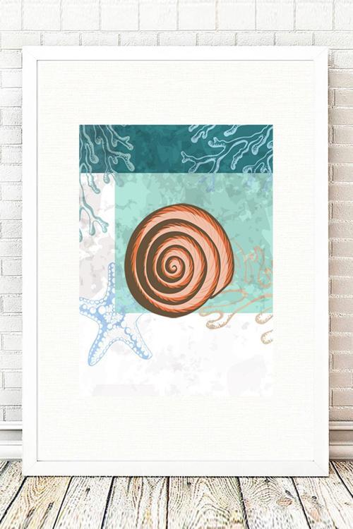 Beyaz Çerçeveli Tablo 25 cm x 30 cm