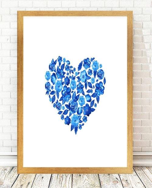 Altın Varak Çerçeveli Tablo 25 cm x 30 cm