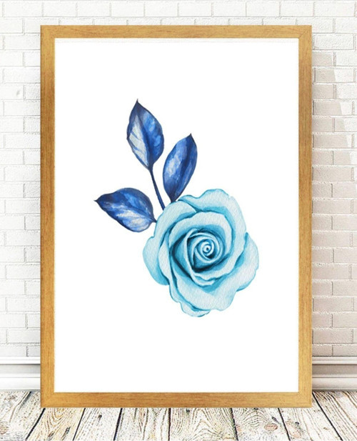 Altın Varak Çerçeveli Tablo 25 cm x 30 cm