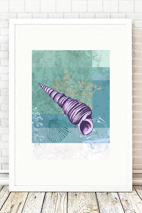 Beyaz Çerçeveli Tablo 25 cm x 30 cm