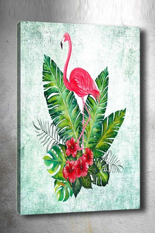 30x40 cm Tropikal Kanvas Tablo