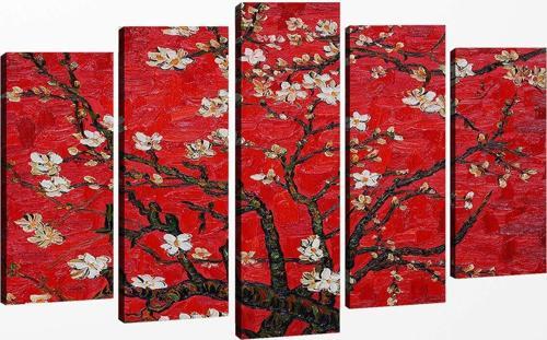 5 Parçalı Kanvas Tablo 60x100 cm