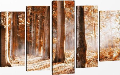 5 Parçalı Kanvas Tablo 60x100 cm