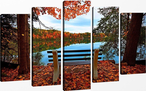 5 Parçalı Kanvas Tablo 60x100 cm