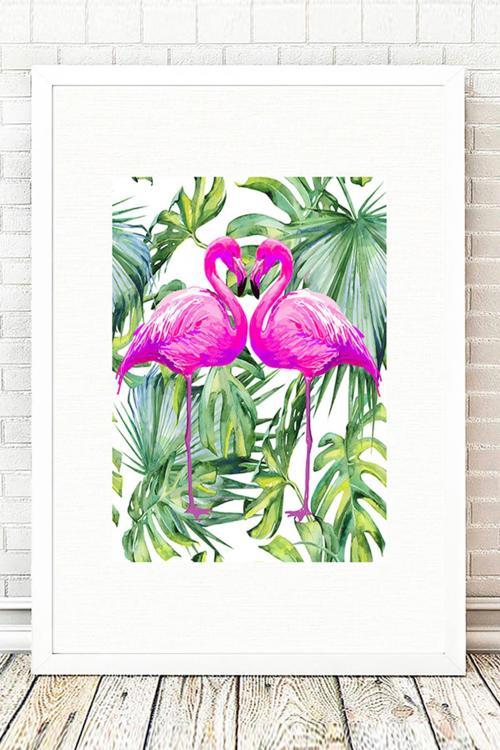 Beyaz Çerçeveli Tablo 25 cm x 30 cm