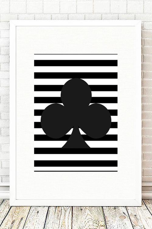 Beyaz Çerçeveli Tablo 25 cm x 30 cm