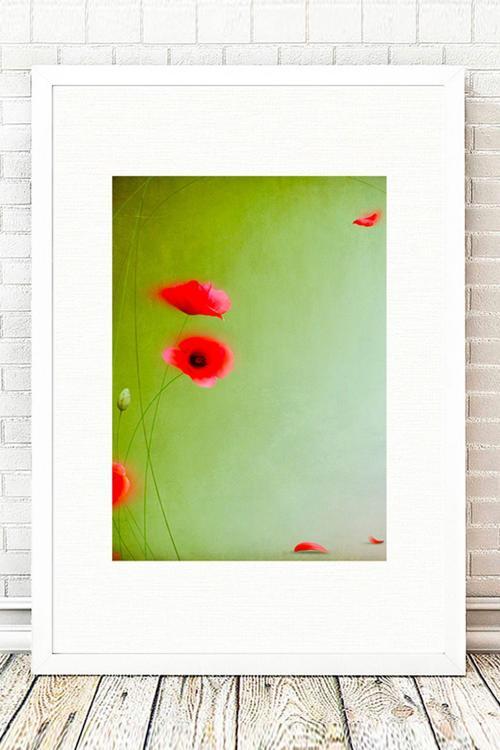 Beyaz Çerçeveli Tablo 25 cm x 30 cm