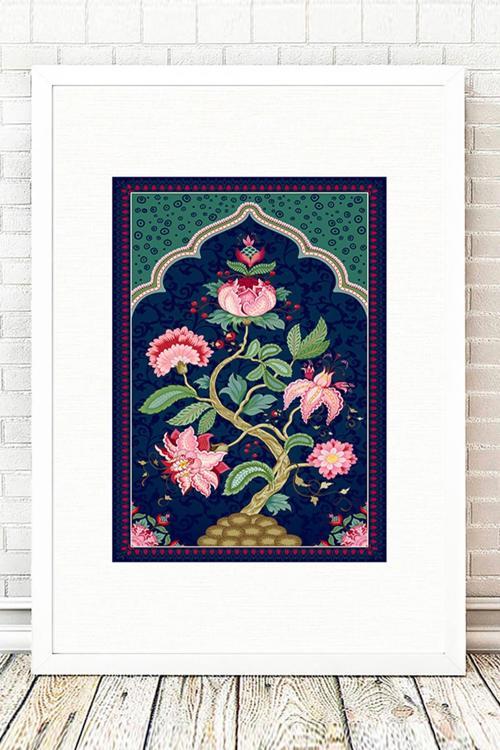 Beyaz Çerçeveli Tablo 25 cm x 30 cm