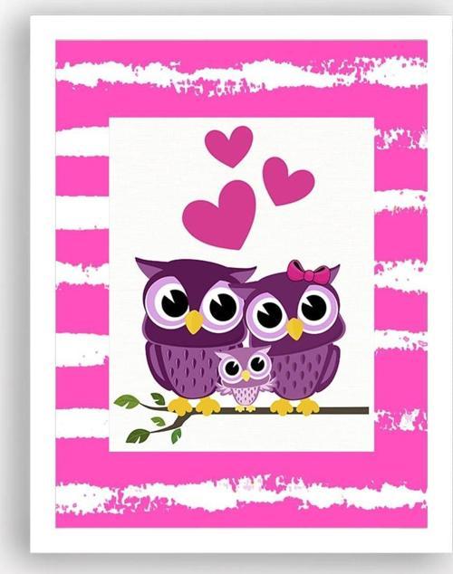 Beyaz Çerçeveli Tablo 25 cm x 30 cm