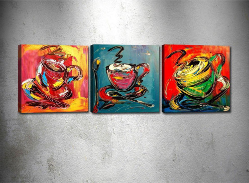 3 Parçalı Kanvas Tablo