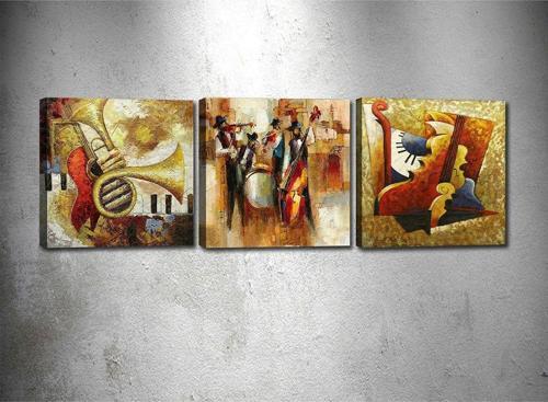 3 Parçalı Kanvas Tablo