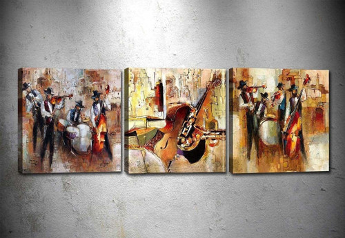 3 Parçalı Kanvas Tablo