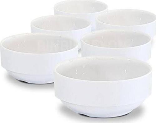 13Cm Kırılmaz Melamin Çorba Kasesi 6 Adet 13X5Cm Derin Tas Hesaplı Yoğurt Hoşaf Sütlaç Aşure Kabı