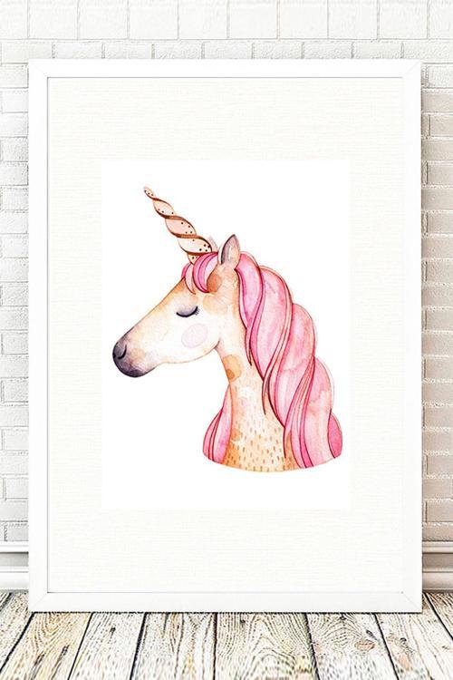 Beyaz Çerçeveli Tablo 25 cm x 30 cm