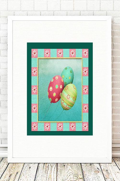 Beyaz Çerçeveli Tablo 25 cm x 30 cm