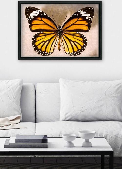 Siyah L Çerçeve Kanvas Tablo 75x105 cm