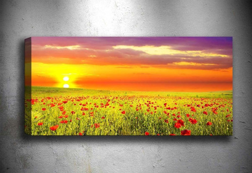30x90 cm Manzara Kanvas Tablo