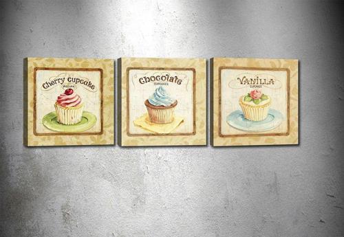 3 Parçalı Kanvas Tablo