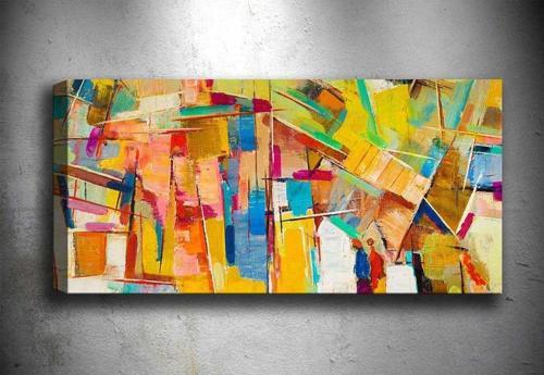 30x90 cm Dekoratif Kanvas Tablo