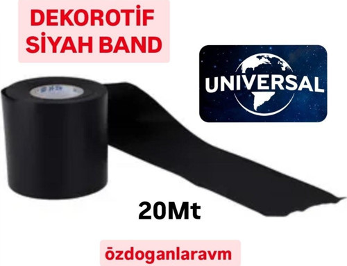 Klima 2 Adet Dekoratif Siyah Kalın Pvc Bant 20 Metre