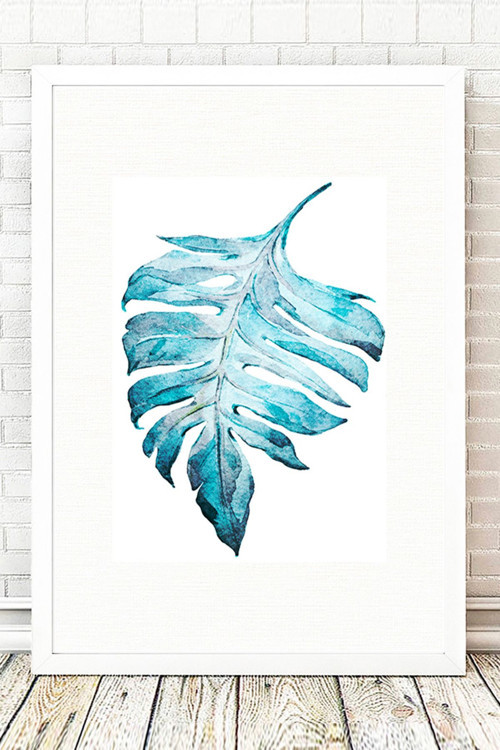 Beyaz Çerçeveli Tablo 25 cm x 30 cm