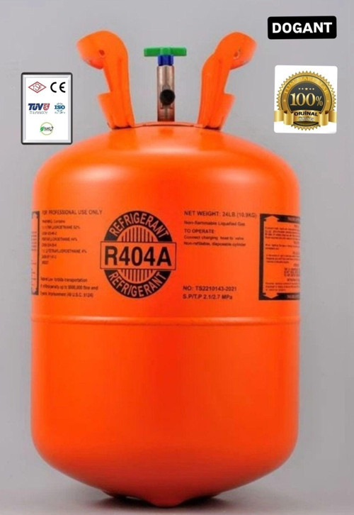 Orijinal R404A 10 Kg Gazı Doldurulabilir Tüpte Depozitolu