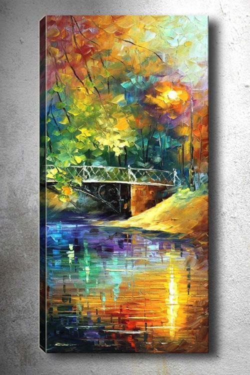 30x90 cm Manzara Kanvas Tablo