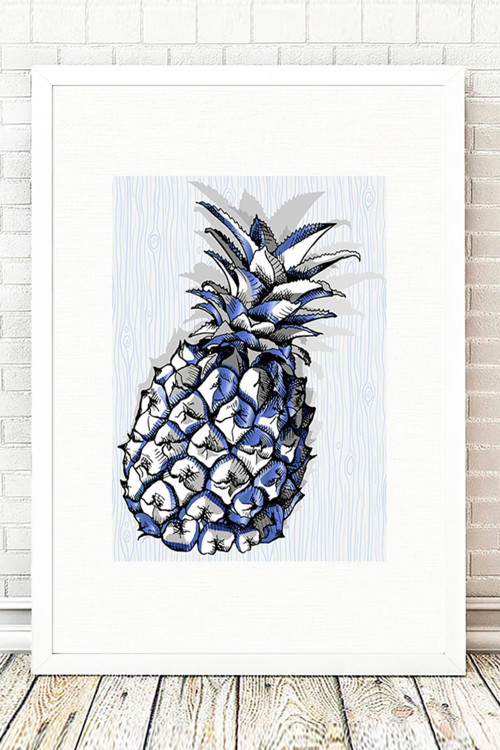 Beyaz Çerçeveli Tablo 25 cm x 30 cm