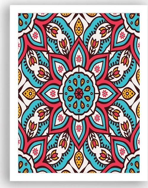 Beyaz Çerçeveli Tablo 25 cmx30 cm