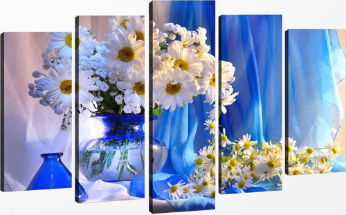 5 Parçalı Kanvas Tablo 60x100 cm