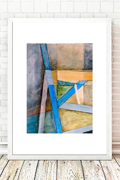 Beyaz Çerçeveli Tablo 25 cm x 30 cm