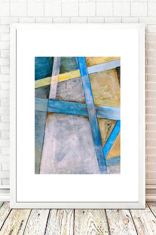 Beyaz Çerçeveli Tablo 25 cm x 30 cm