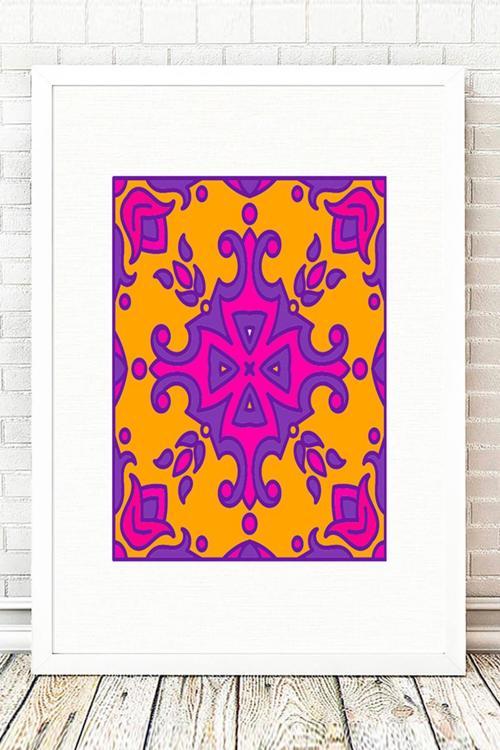 Beyaz Çerçeveli Tablo 25 cm x 30 cm