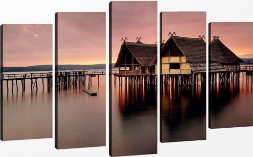 5 Parçalı Kanvas Tablo 60x100 cm